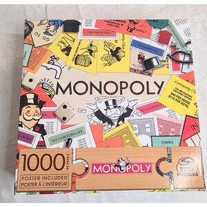 Spin Master Puzzles Monopoly Puzzle 1,000 Piece 27"x20"